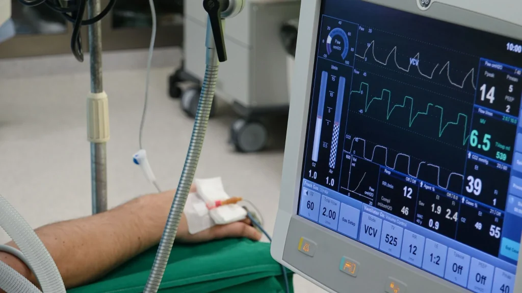CIWA scale monitoring equipment used during alcohol detox